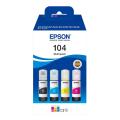 Epson Wkład atramentowy czarny / cyjan / magenta / żółty (C13T00P640 / 104) (multipack)